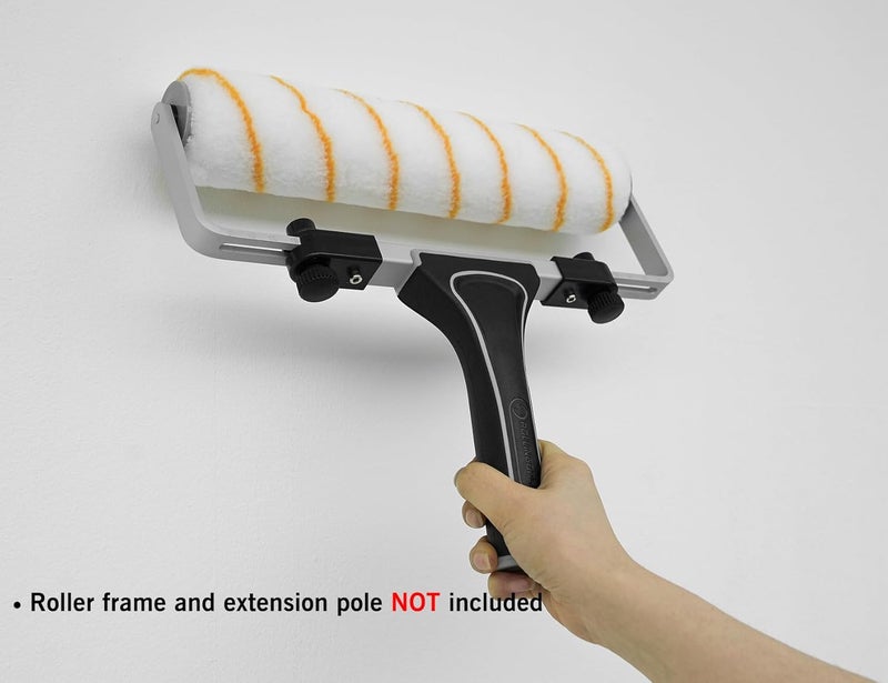 Rolling Dog 12 Inch Paint Roller Cover - Large Paint Roller Sleeve for Ceiling,Wall,Floor,Decks Painting (1/2" Nap,Polyester) for Semi-Smooth to Semi-Rough Surfaces - Image 3